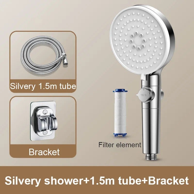 Bluejw Multifunctional Handheld Shower Head with Filters - High Pressure Shower Head Set for Improved Water Quality - Image 1